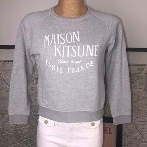 MAISON KITSUNE Gray Women's Sweater Size S